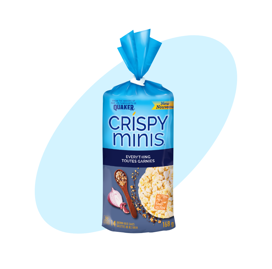 Quaker Crispy Minis Everything Large Rice Cakes 2503